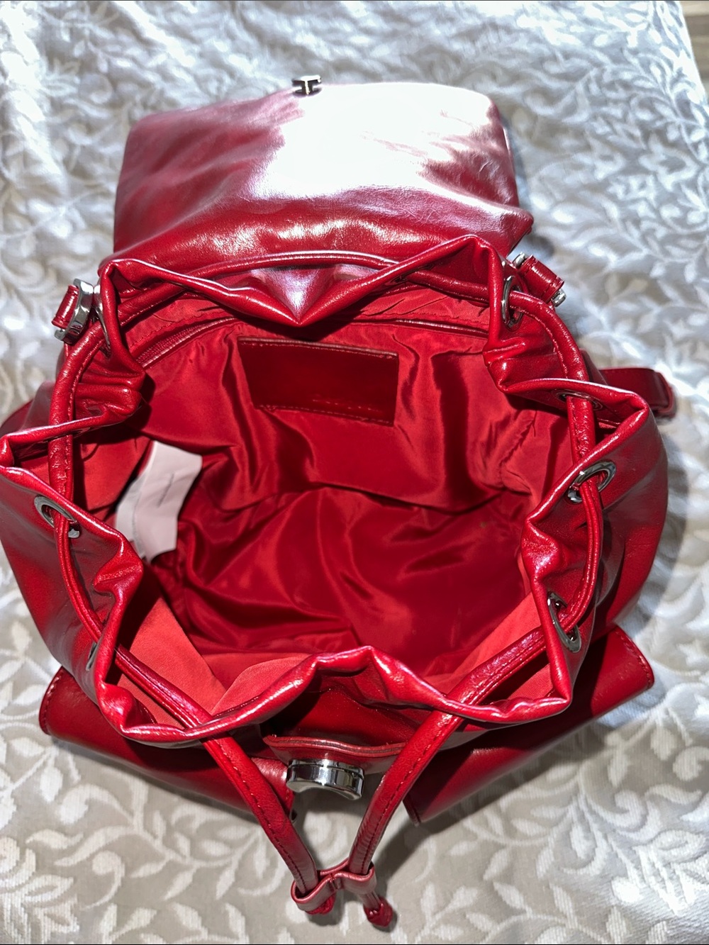 Desigual Red Backpack Purse - Picture 4 of 5